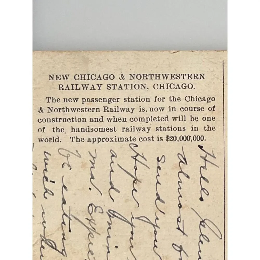 Antique 1910 printed